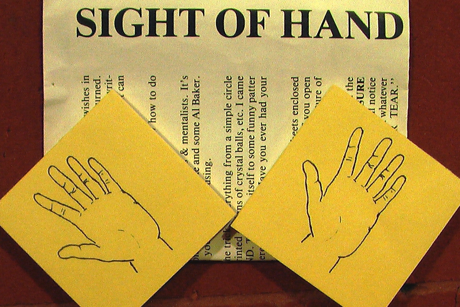 (image for) Sight Of Hand
